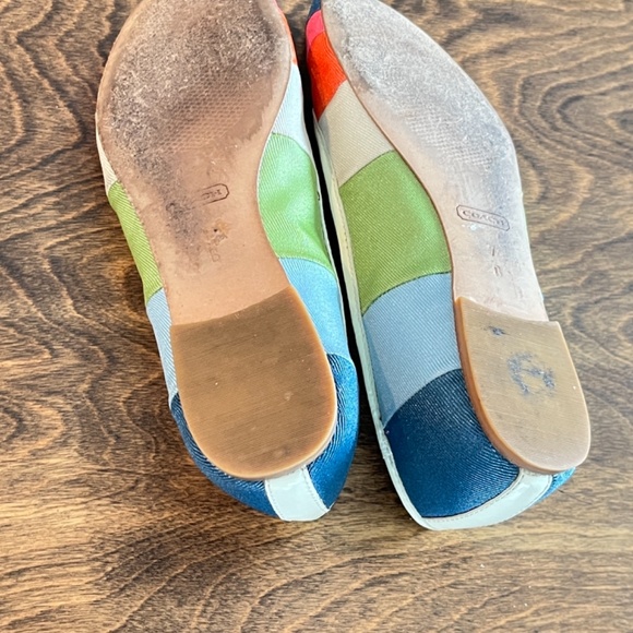 Coach Multi Stripe Ballet Flats - Picture 3 of 3